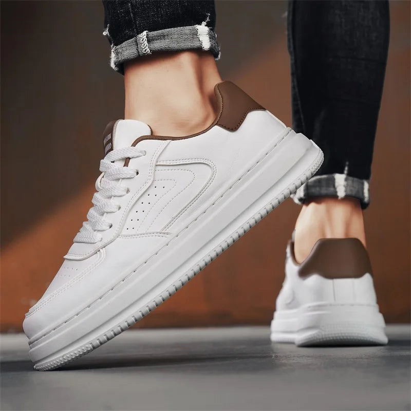 Men's Ansoff casual spring and autumn slip-resistant board shoes with soft soles, ideal for outdoor walking and light sports.