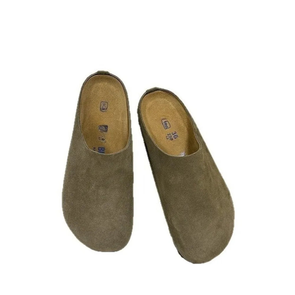 Slip-on closed-toe shoes, casual shoes for men and women, couple's style half-slip shoes - Acros