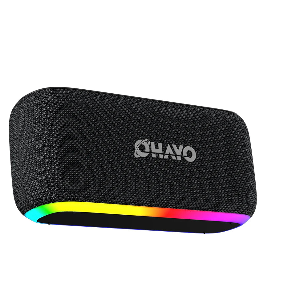 OHAYO Speakers Bluetooth 6.0 Wireless: 60W Loud Speaker with Bass, Dynamic RGB Beat Lights, Portable Speaker for Desktop,Outdoor