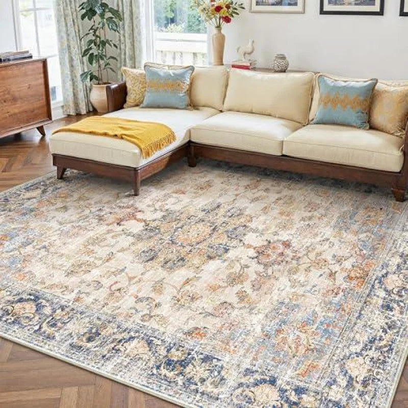 VIKAMA Nordic Light Luxury Large Carpet Living Room Sofa Tea Table Carpet Bedroom Bedside Carpet Modern Simple Home Decoration