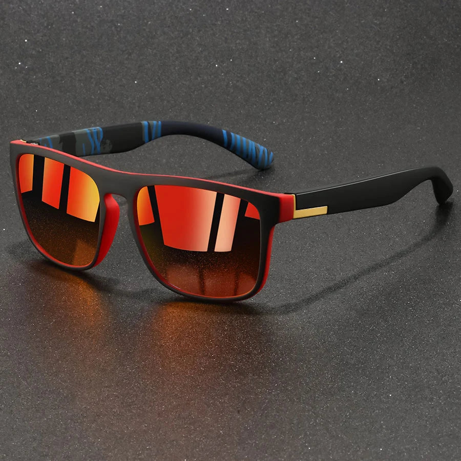 Fashion Vintage Square Sunglasses Men Women Fishing Driving Man Luxury Brand Designer Sun Glasses Anti-Glare Retro Eyewear - Acros