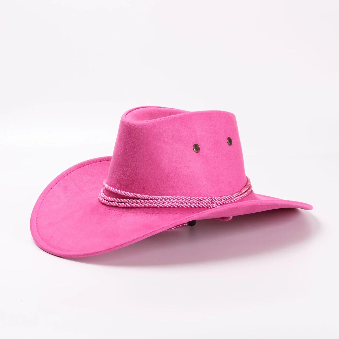 Ansoff classic Western cowboy hat with adjustable neck drawstring, vintage cattleman style for dress-up, parties, or costumes.