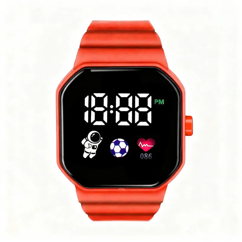 1pc Square Fashion Watch - Displays Time/Date, No Additional Features, Electronic Watch for Fashion Enthusiasts, Best Large Digi