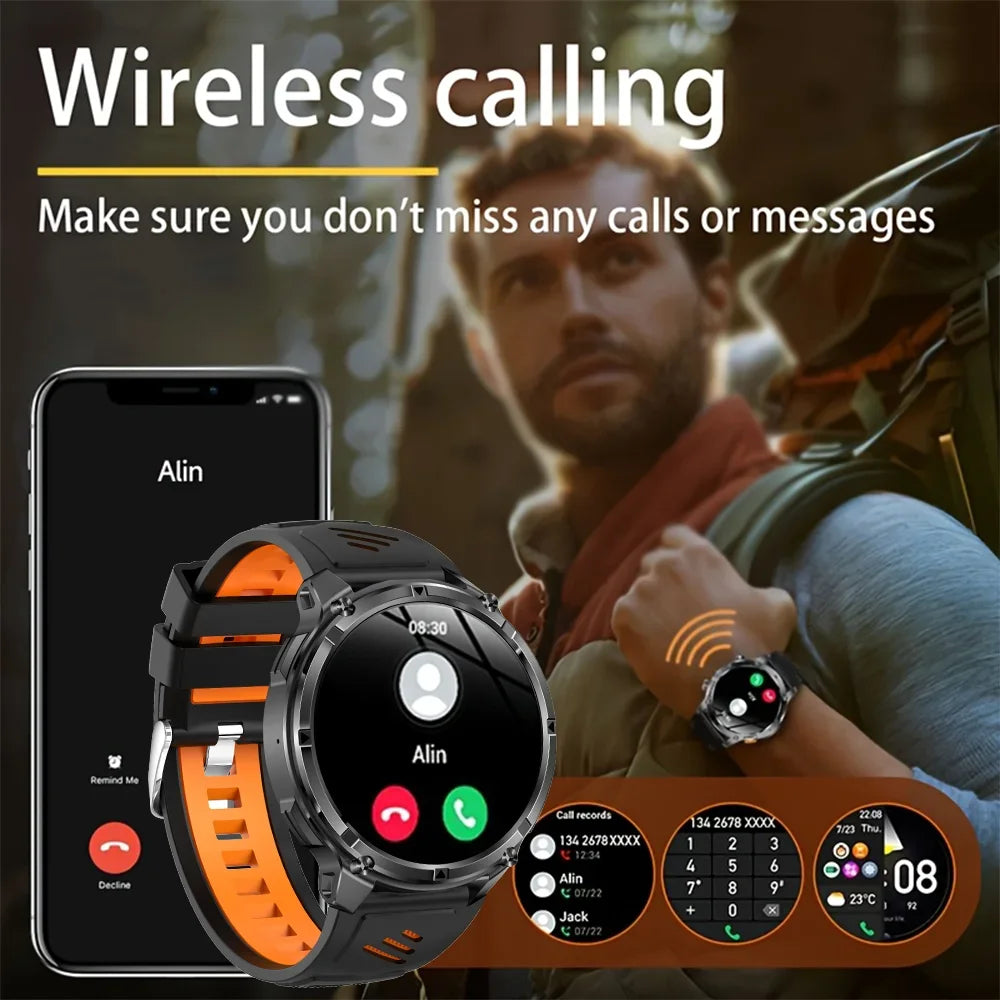 New T-Rex3 Ultra 1100mAh Battery Smart Watch GPS Track Compass IP69K Waterproof Sports tracker Outdoors Military Smartwatches - Acros