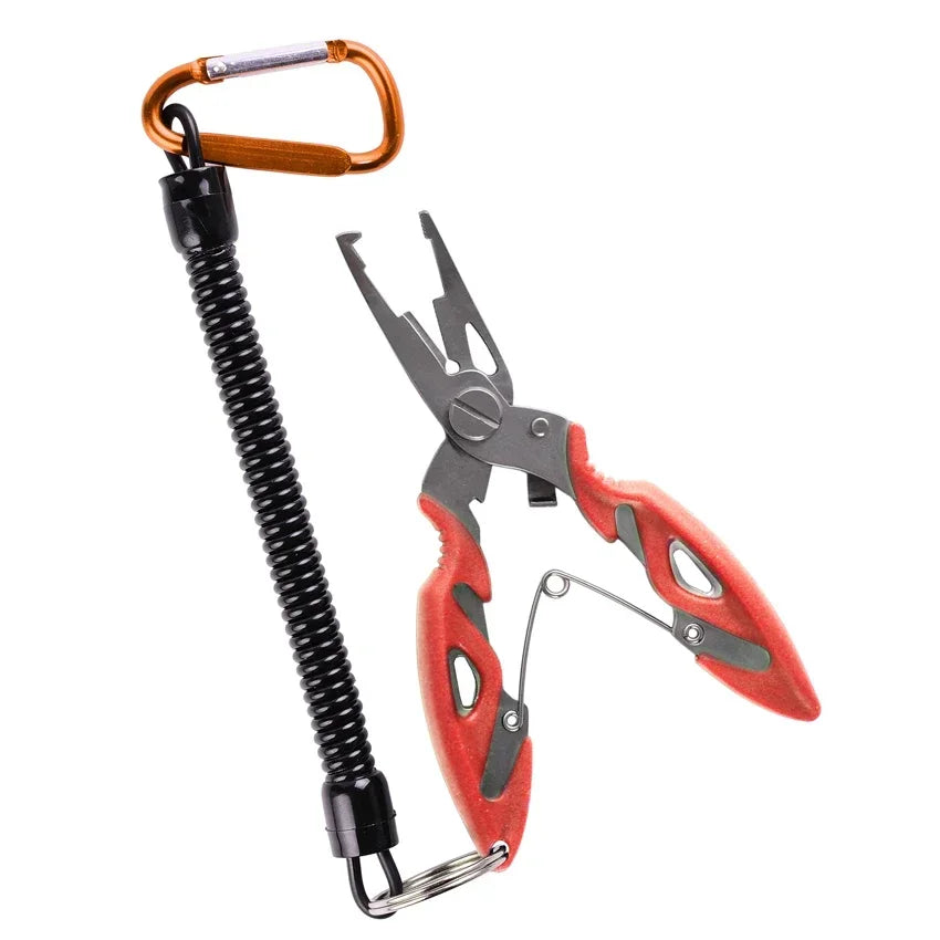 Multifunction Fishing Pliers Tools Accessories for Goods Winter Tackle Pliers Vise Knitting Flies Scissors Braid Set Fish Tongs - Acros