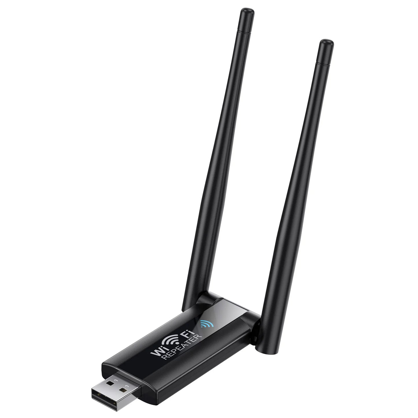 2.4G 300Mbps Wireless USB WiFi Repeater Extender WiFi Signal Amplifier Booster Long Range Wi-Fi Router Home Network Extension - Acros