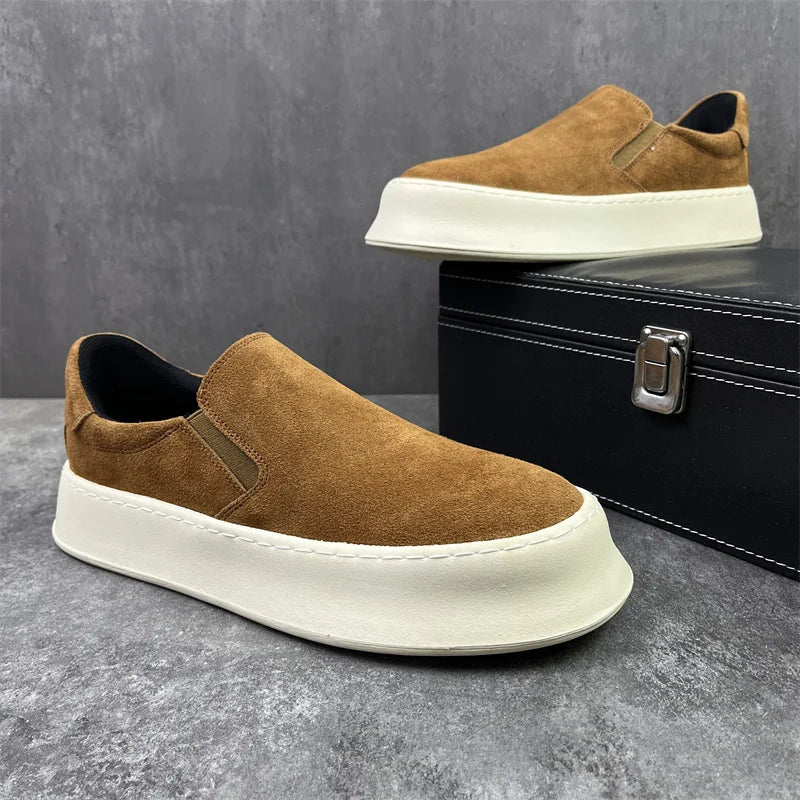 Ansoff men's slip-on casual shoes with breathable lightweight loafers, ideal for outdoor walking and driving, in a comfortable design.