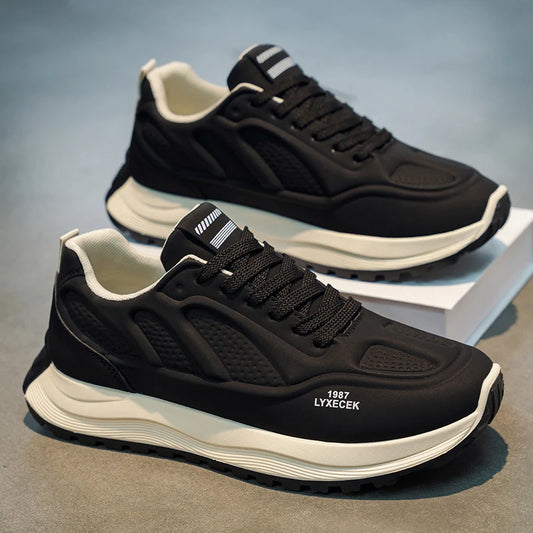 Men's Shoes 2026 Spring New Arrival Low Cut Soft Soled Breathable Walking Shoes Men's Trendy Casual Sports Shoes Male Trainers - Acros