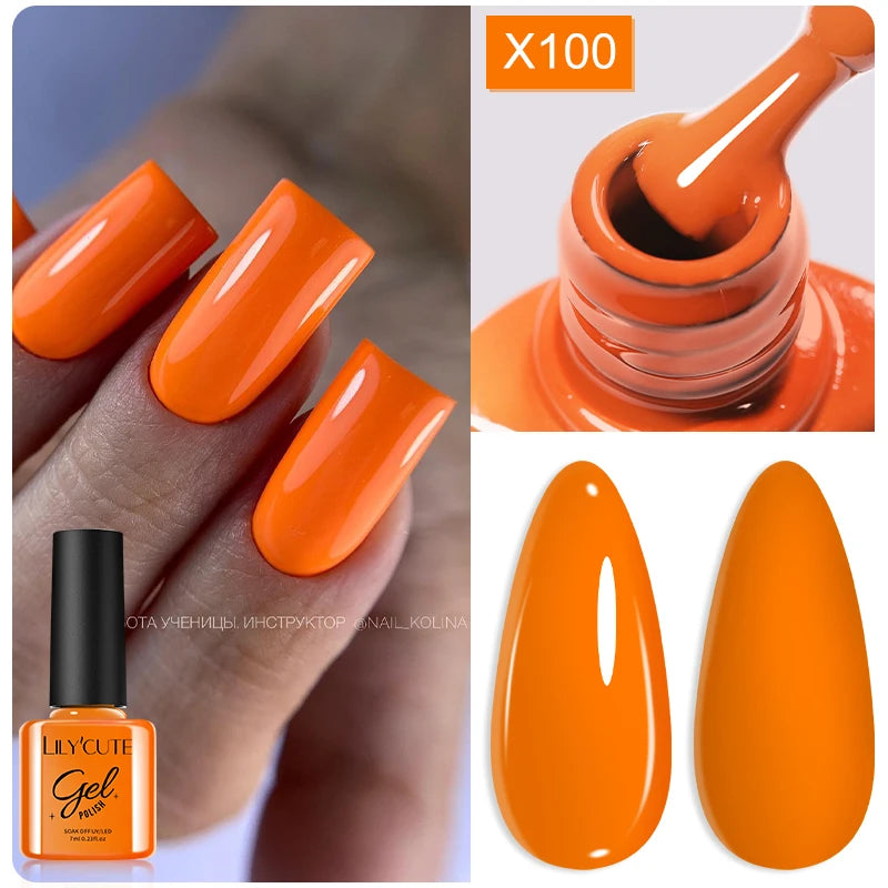 LILYCUTE 5ML Champagne Gold Reflective Glitter Liner Gel Nail Polish Bright Sparkling French Semi Permanent Nail Painting UV Gel