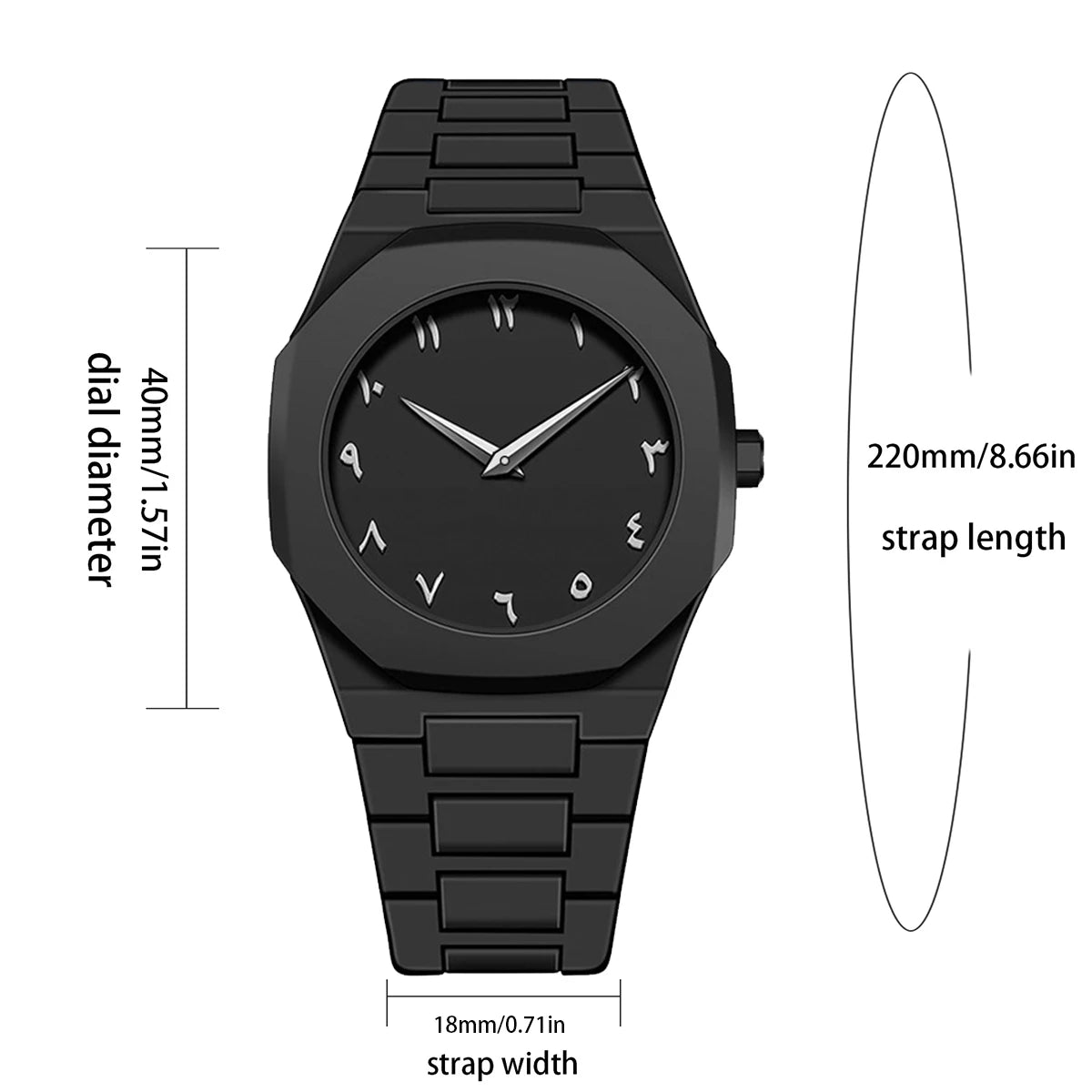2025 New Modern Simple Creative Sports and Leisure Watch Creative Design Waterproof Quartz Movement Energy Watches Gift for Men - Acros