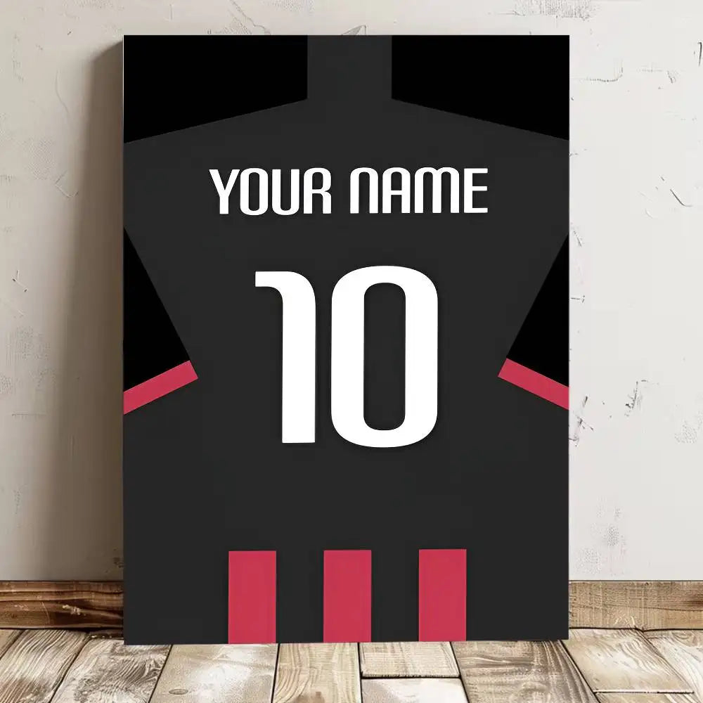High-quality waterproof football jersey name poster by Ansoff, suitable for bar or living room wall decor.