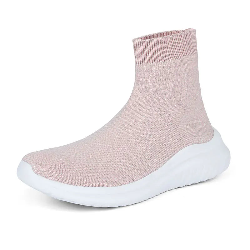 Men's and women's new high-top casual sports shoes walking flat ankle boots lovers non-slip shoes autumn and winter - Acros