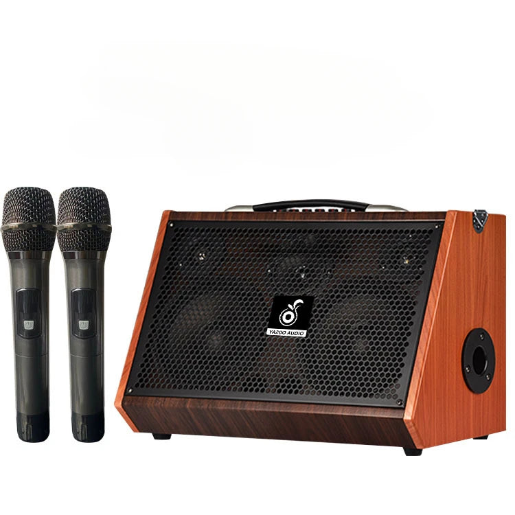 Bluetooth multi-function speaker Outdoor street playing and singing Internet celebrity live audio Portable guitar speaker