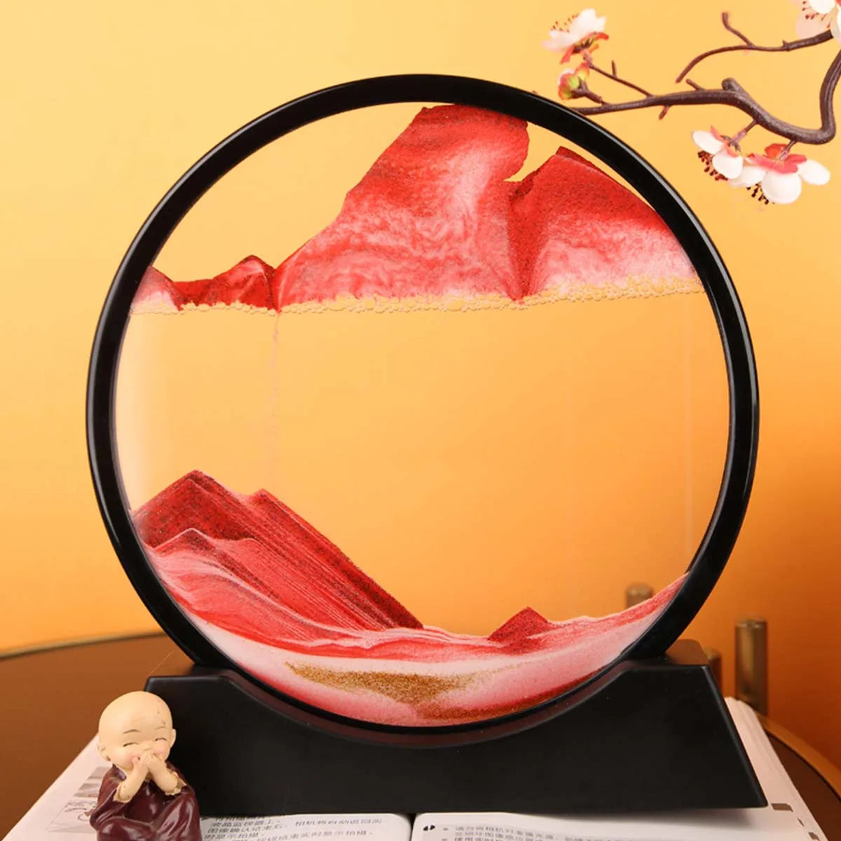  Dynamic Sand Art - Hypnotic 3D Design with Moving Sand for Creative Painting and Sculpture -Home or Office Desktop Decoration
