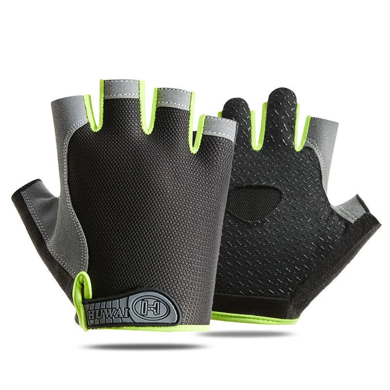 Gym Gloves Fitness Training Fingerless Women Men Bodybuilding Exercise Sports Gloves for Cycling Bicycle Anti Slip Breathable