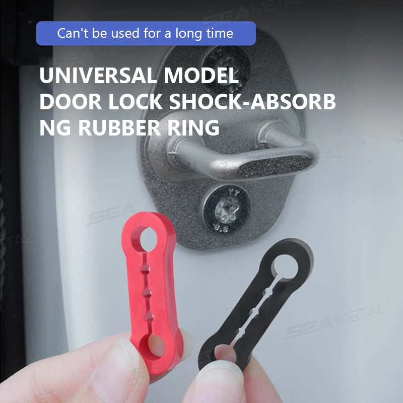 Ansoff Seametal car door shock absorber with soundproof damper cushion and anti-vibration buffer pad for vehicle door noise reduction