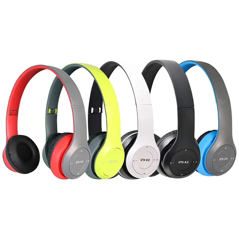 Wireless Headphones Bluetooth 5.0 Earphones Foldable HIFI 3D Stereo Bass Headset Sport Music Gaming Earphone For Phone Laptop PC