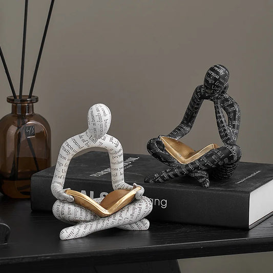 Original design art couple character small ornament TV cabinet wine cabinet living room home car ornament