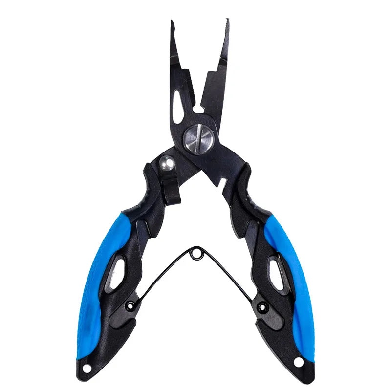 Multifunction Fishing Pliers Tools Accessories for Goods Winter Tackle Pliers Vise Knitting Flies Scissors Braid Set Fish Tongs - Acros