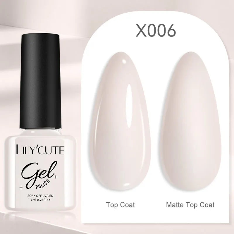 LILYCUTE 5ML Champagne Gold Reflective Glitter Liner Gel Nail Polish Bright Sparkling French Semi Permanent Nail Painting UV Gel