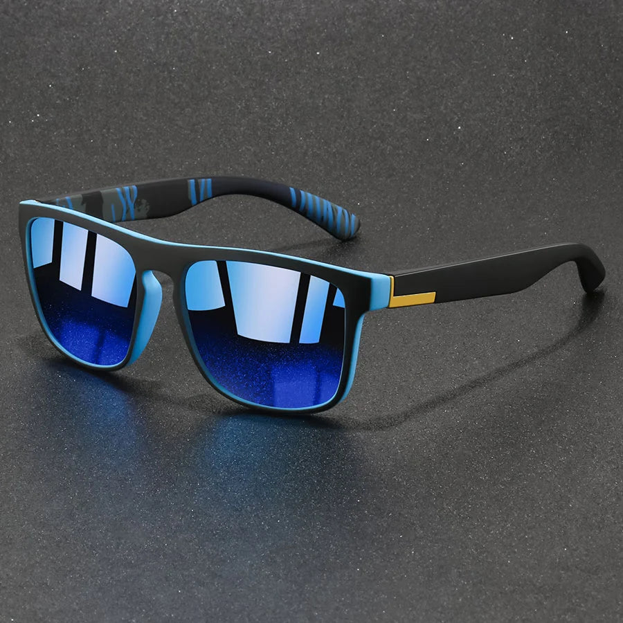 Fashion Vintage Square Sunglasses Men Women Fishing Driving Man Luxury Brand Designer Sun Glasses Anti-Glare Retro Eyewear - Acros
